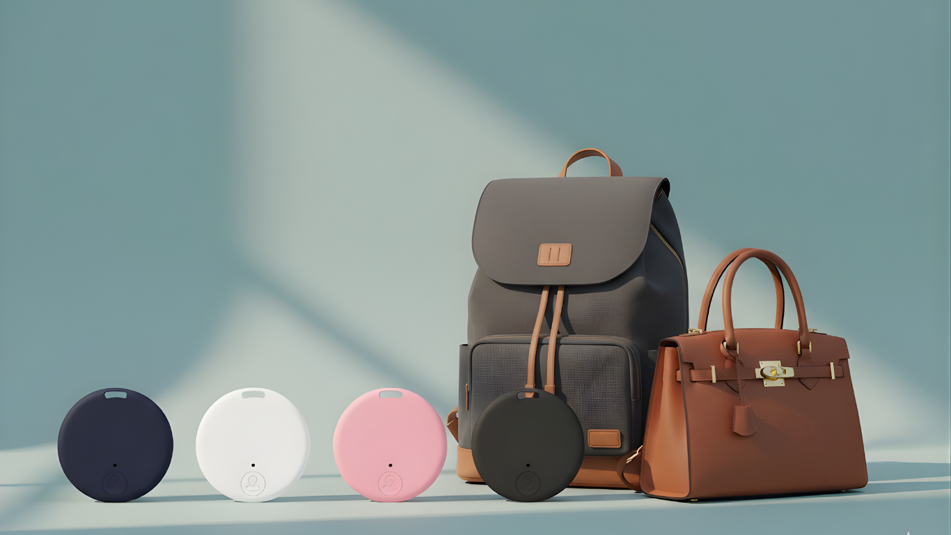 Cinematic lifestyle shot with backpack on desk